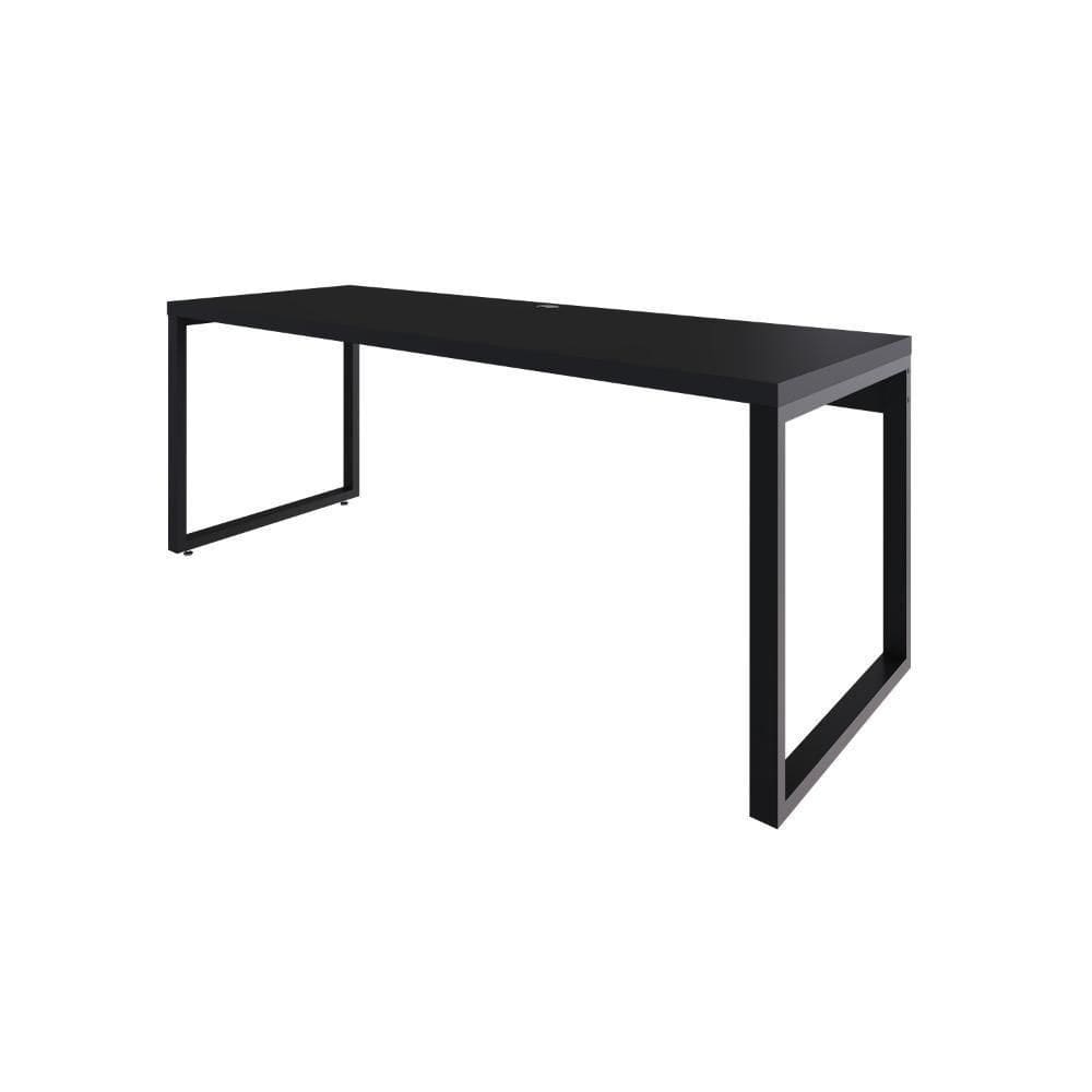 Mesa Presidente 190x70x75cm Yon Preto Preto