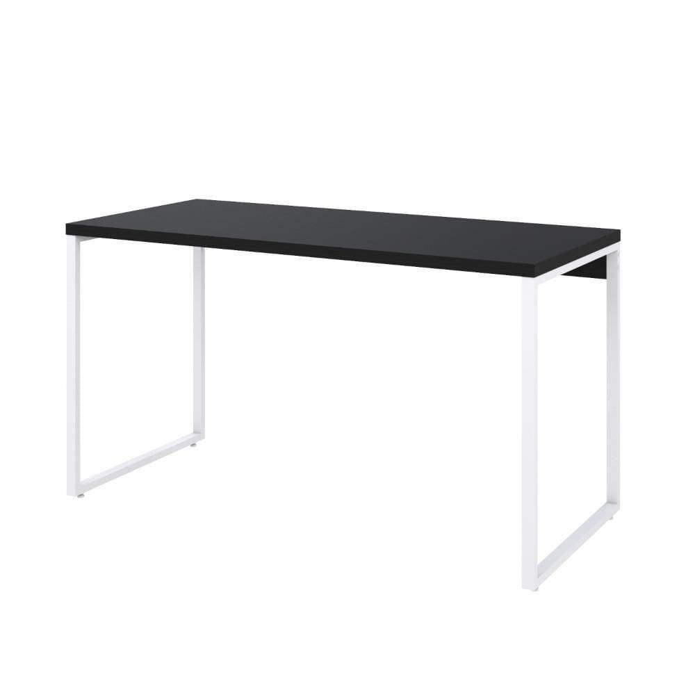 Mesa Kuadra Office 135x60x75cm Preto ônix - Preto ônix -