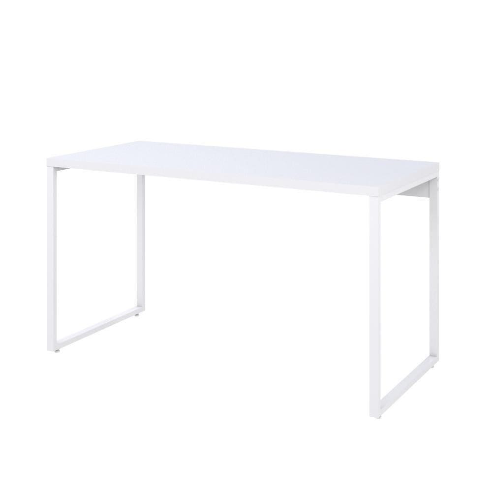 Mesa Kuadra Office 135x60x75cm Branco Chess - Branco Chess -