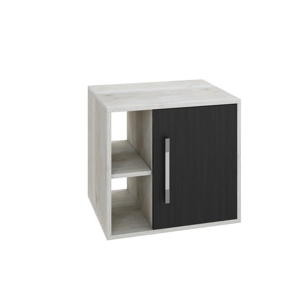 Gabinete Soft 500 Perffect Acetinado Snow C-preto ônix