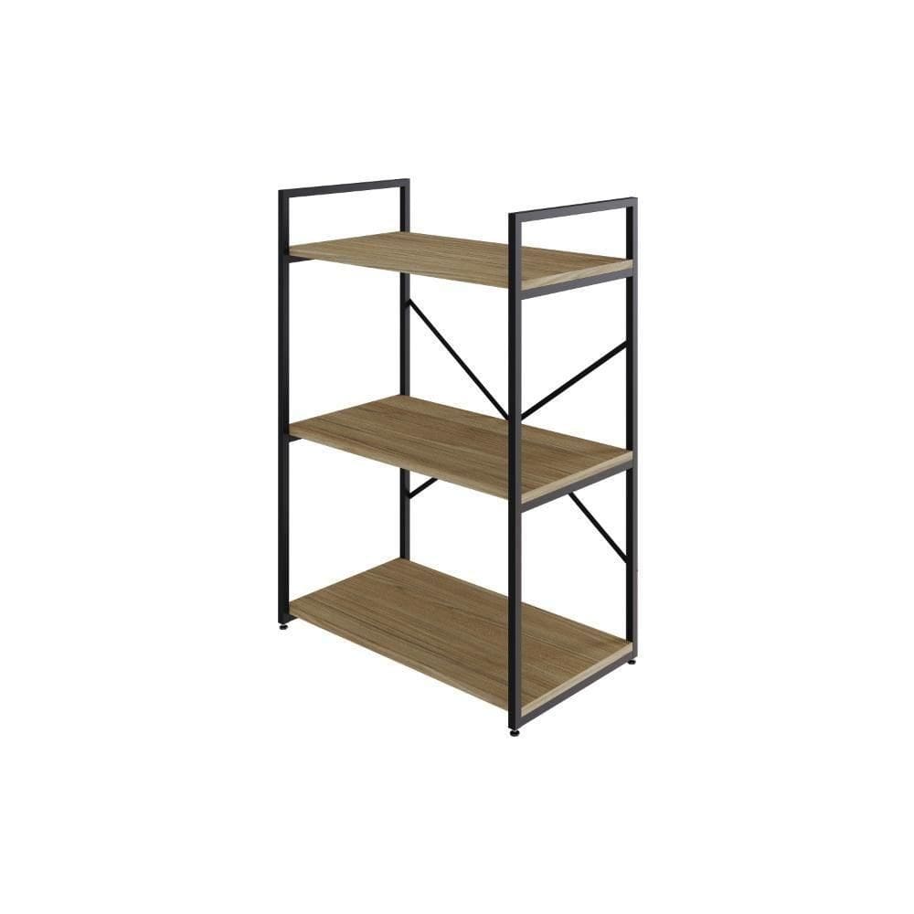 Estante C/03 Prateleiras 84x60x33cm Yon Vermont Oak/ Vermont Oak/