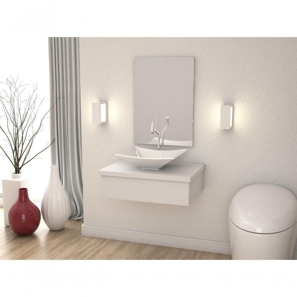Conjunto Bancada C-cuba L38 Metrópole 600 Perffect Acetinado Branco Chess