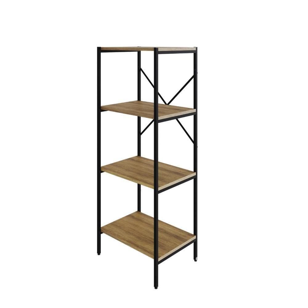 Estante C/04 Prateleiras 118x45x33cm Tub Tueh1144 Lâmina Mel - Lâmina Mel /