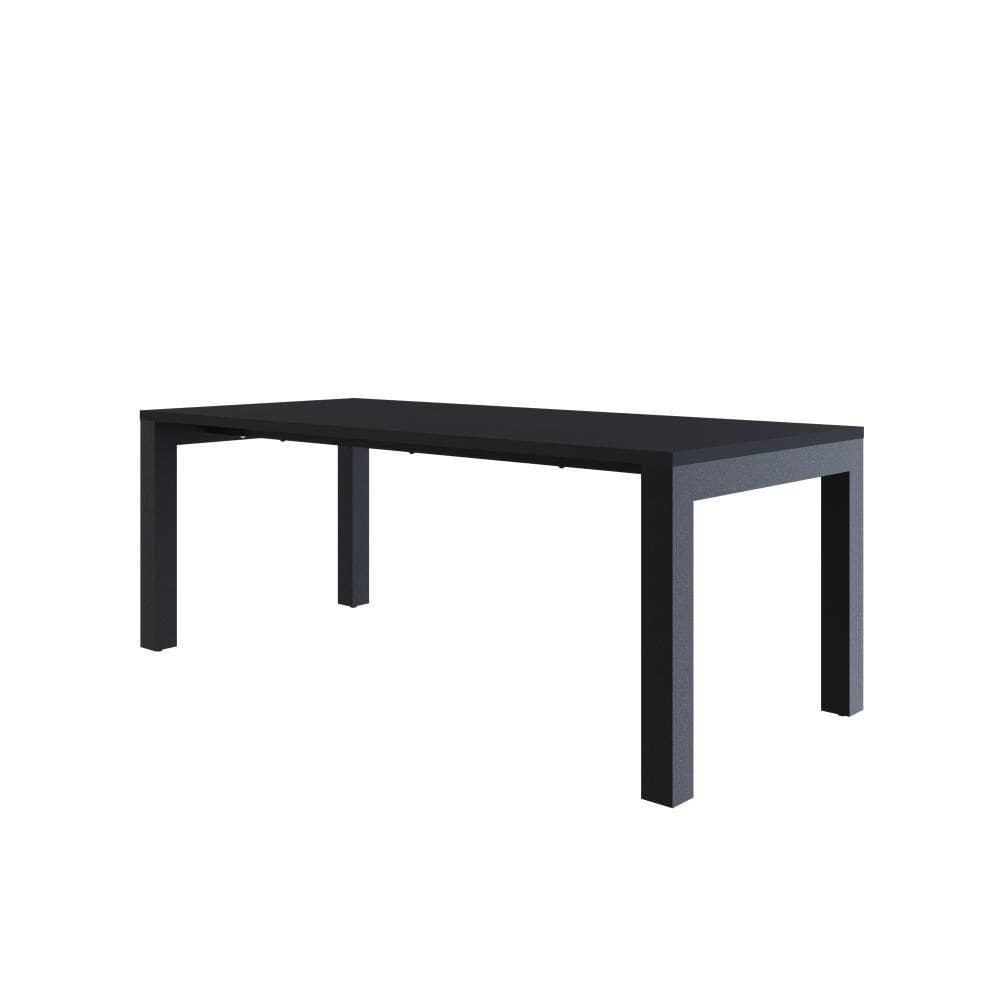 Mesa De Jantar Bronx U 200x90x77cm Brmj9200u Preto Tx - Preto Tx/