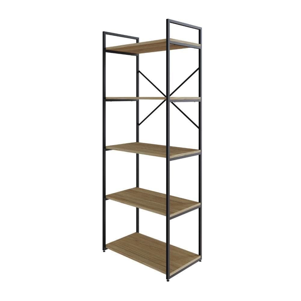 Estante C/05 Prateleiras 152x60x33cm Yon Vermont Oak/ Vermont Oak/