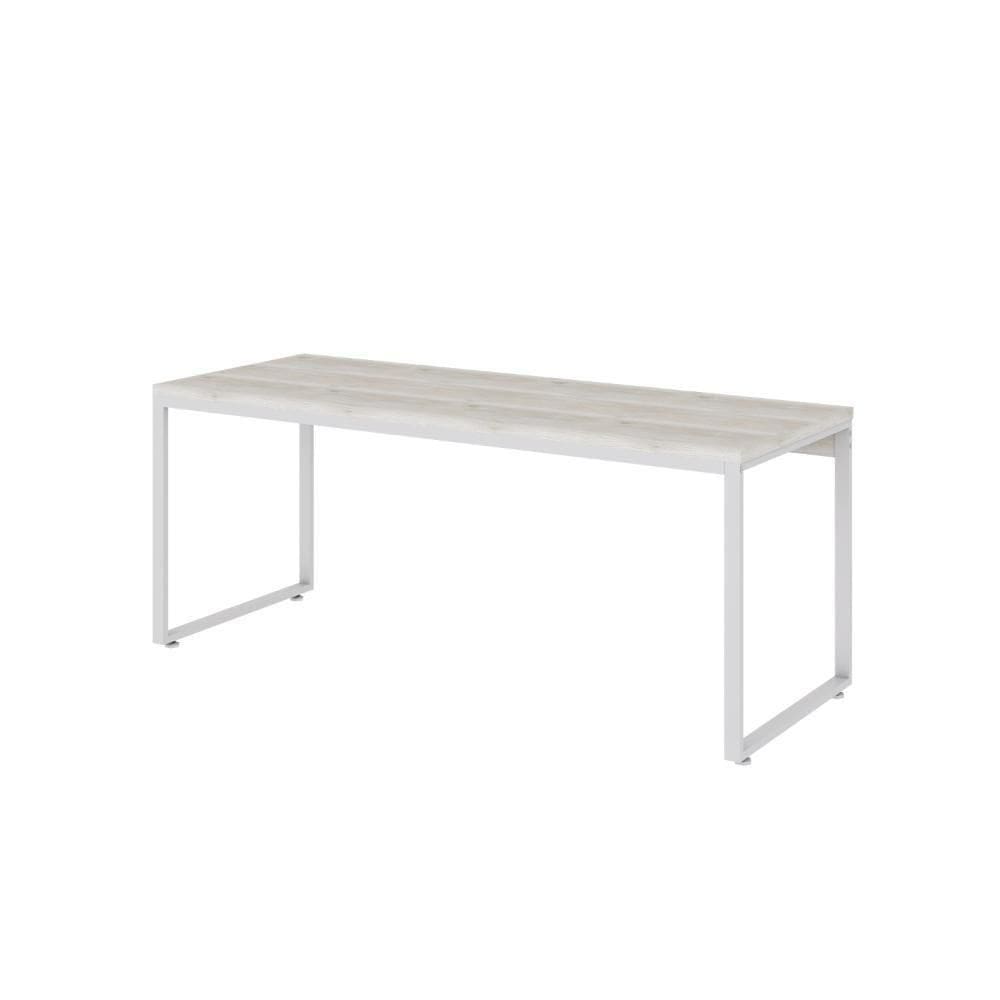 Mesa Kuadra Diretor 180x70x75cm Snow - Snow -
