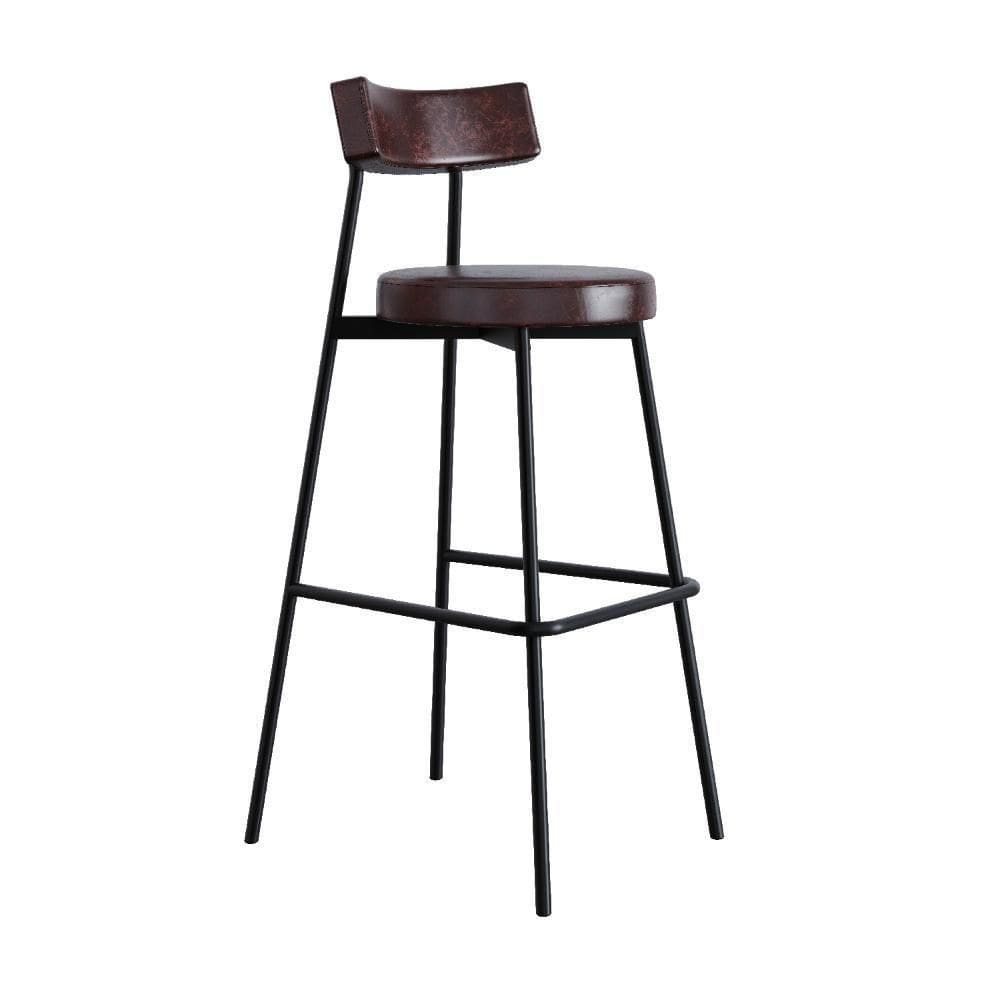 Banqueta Alta Stout Ae: 100 / Aa: 75cm Bqst7510 Courino Café Courino Café