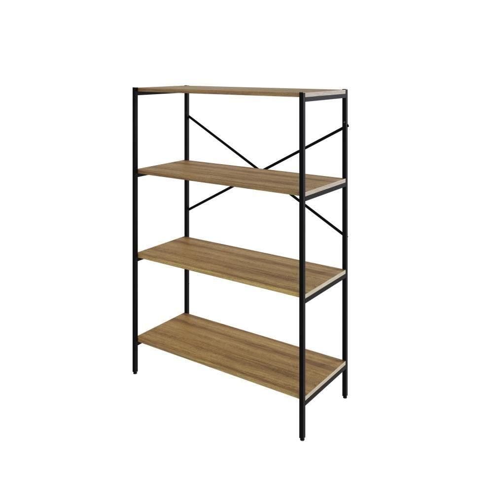 Estante C/04 Prateleiras 118x80x33cm Tub Tueh1184 Lâmina Mel - Lâmina Mel /