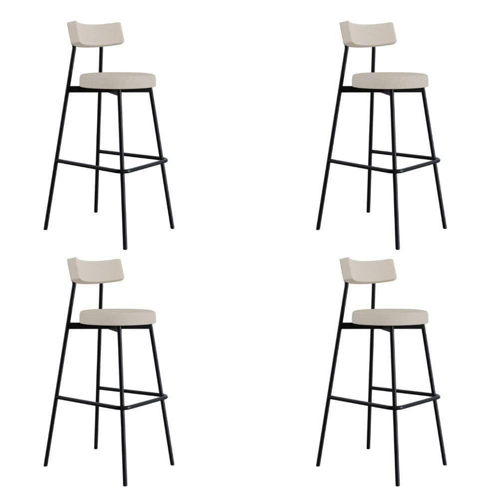 Banqueta Alta Stout Ae: 100 / Aa: 75cm C/04 Un. Areia Light City Areia Light City