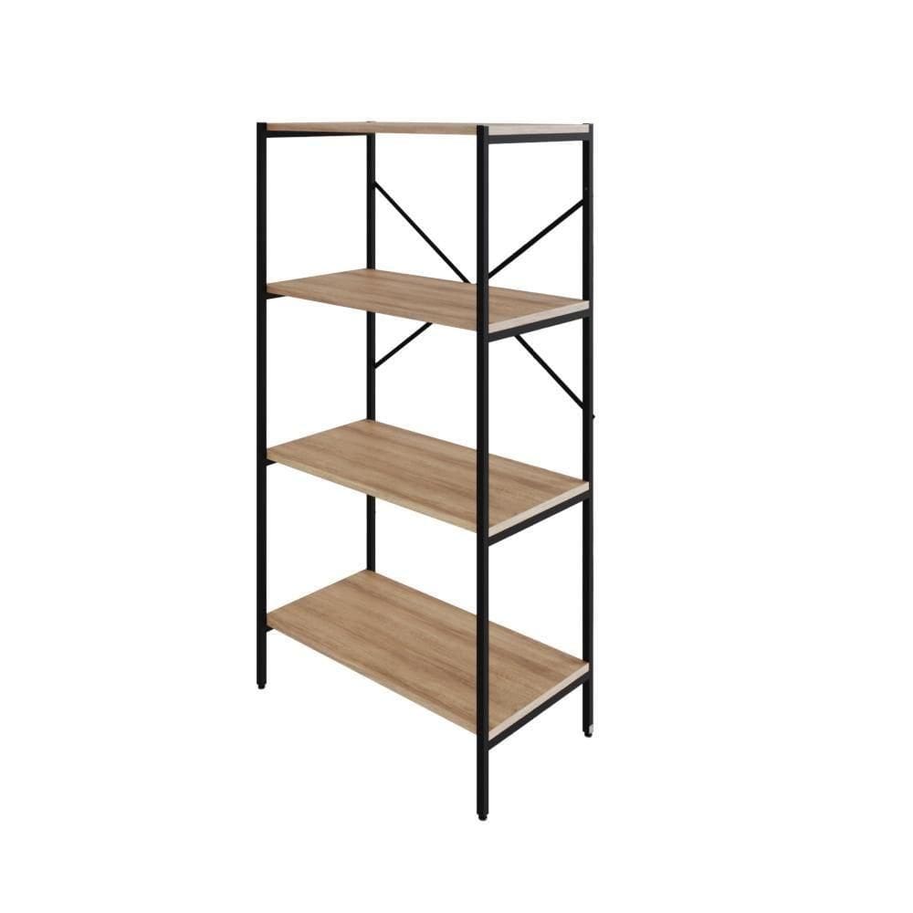 Estante C/04 Prateleiras 118x60x33cm Tub Tueh1164 Lâmina Mel - Lâmina Mel /