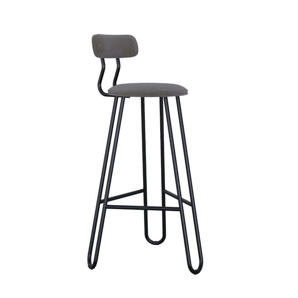 Conjunto 2 Banquetas Alta Ginger Fendi Cinza City