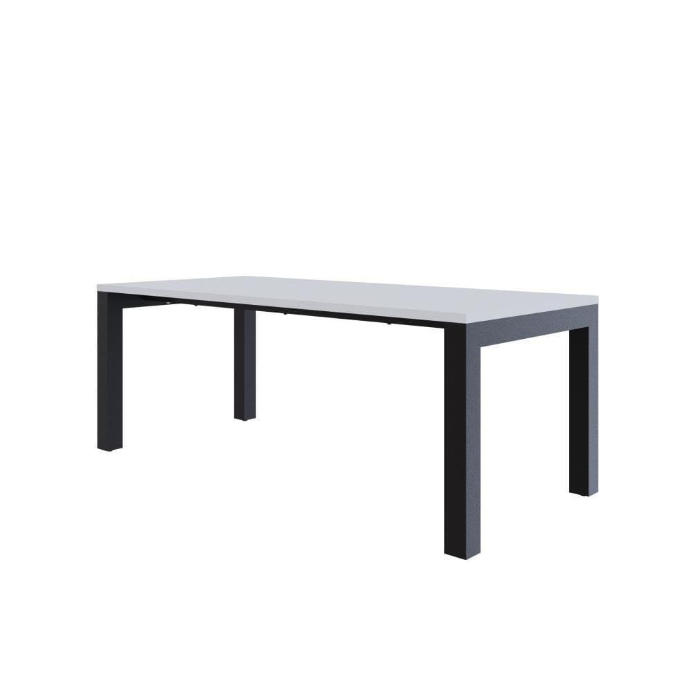 Mesa De Jantar Bronx U 200x90x77cm Brmj9200u Branco Tx - Branco Tx/