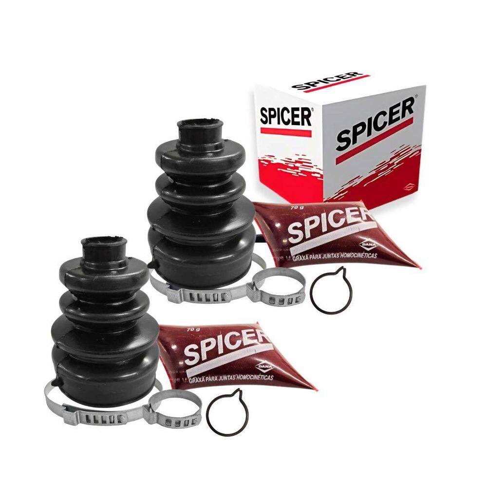 Par Kit Reparo Coifa Homocinetica Para Uno 87 A 02 Roda