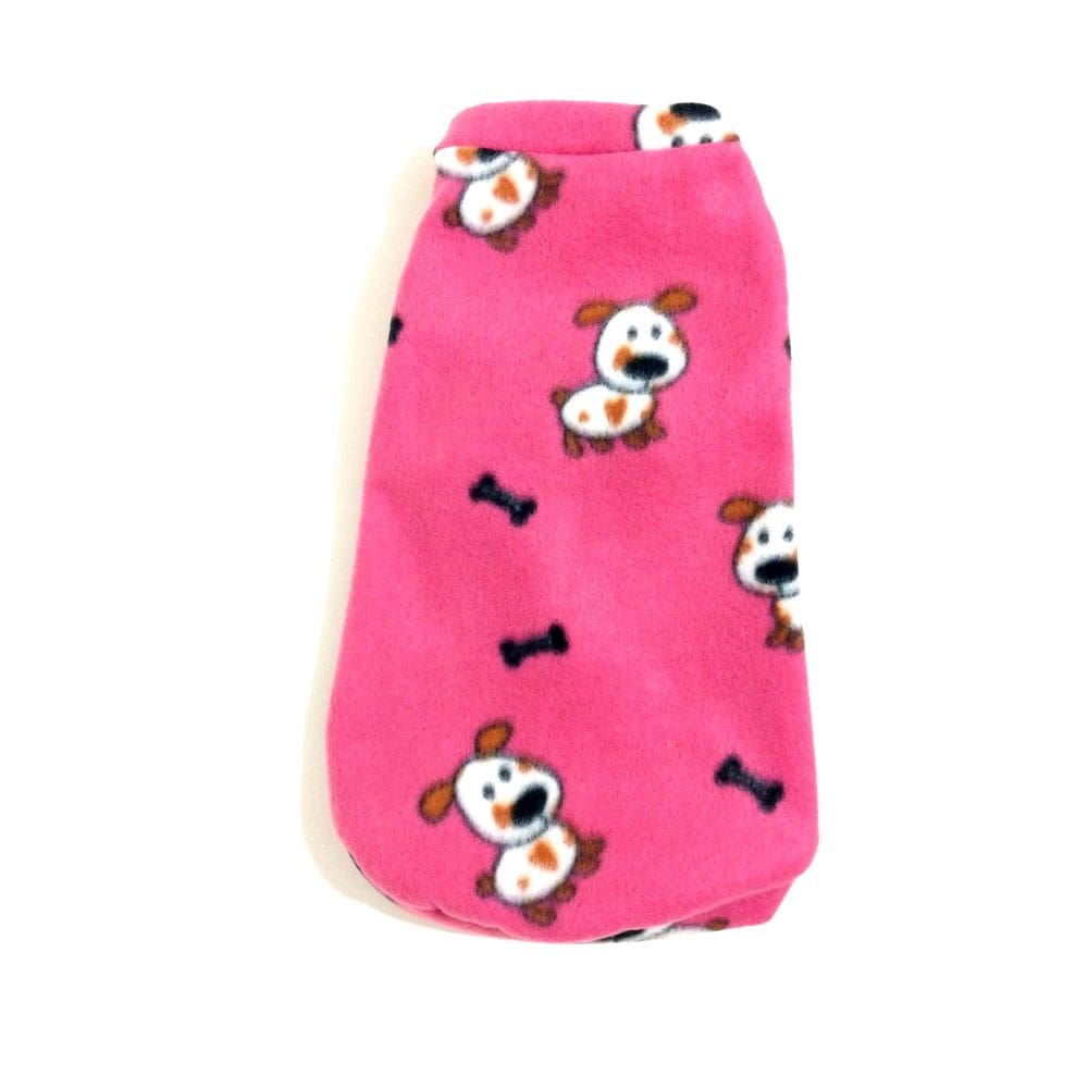 Roupa Capa Soft Para Cachorro Rosa Com Dog Tamanho G