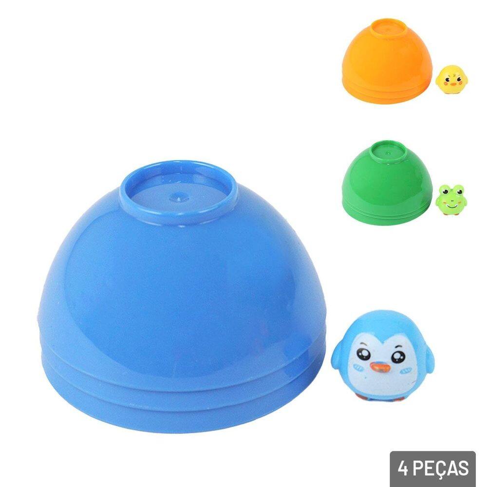 Jogo Adivinha Infantil 4 Peças Animais - Tudo em Caixa