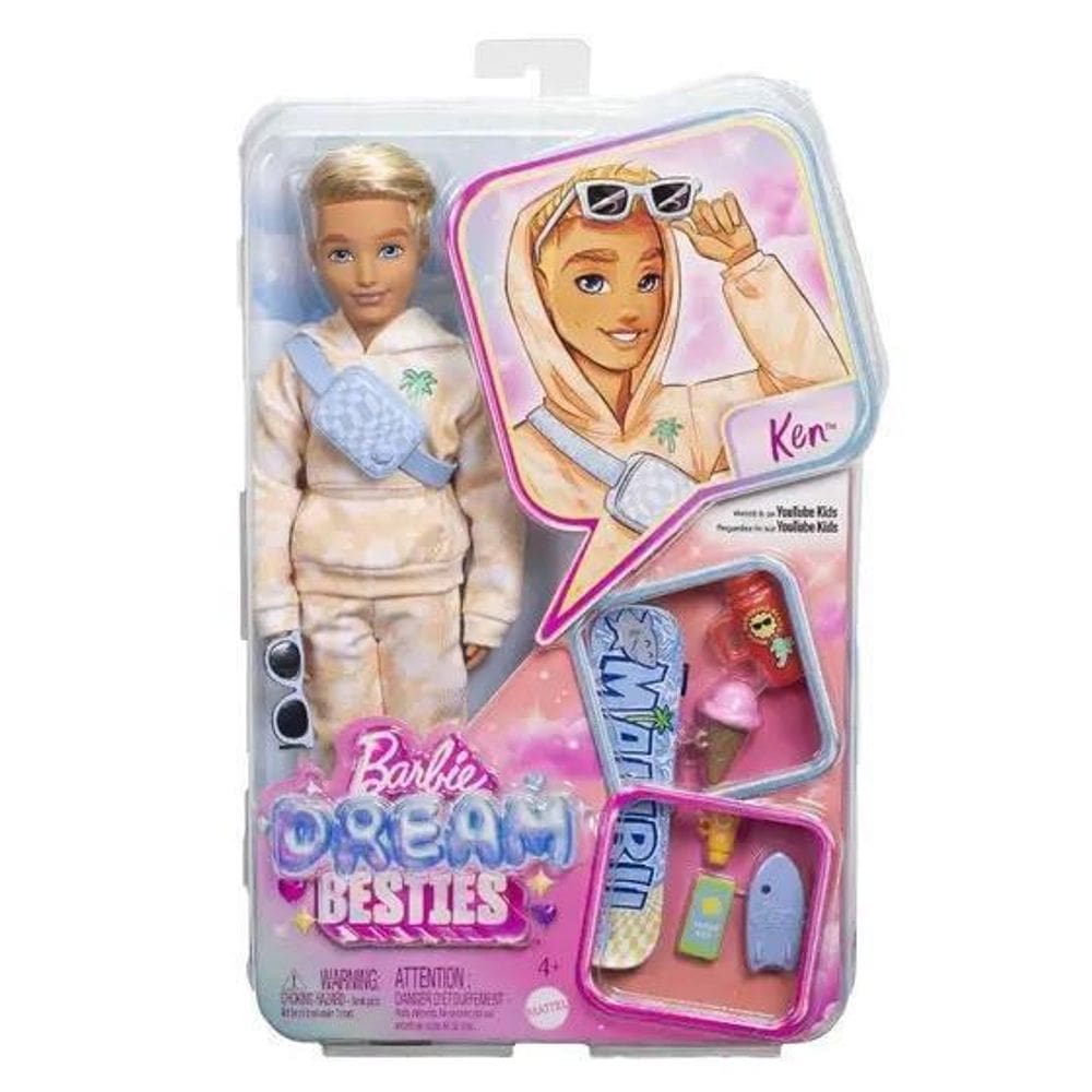 Barbie Boneca Dream Besties E Acessórios, Ken Posable