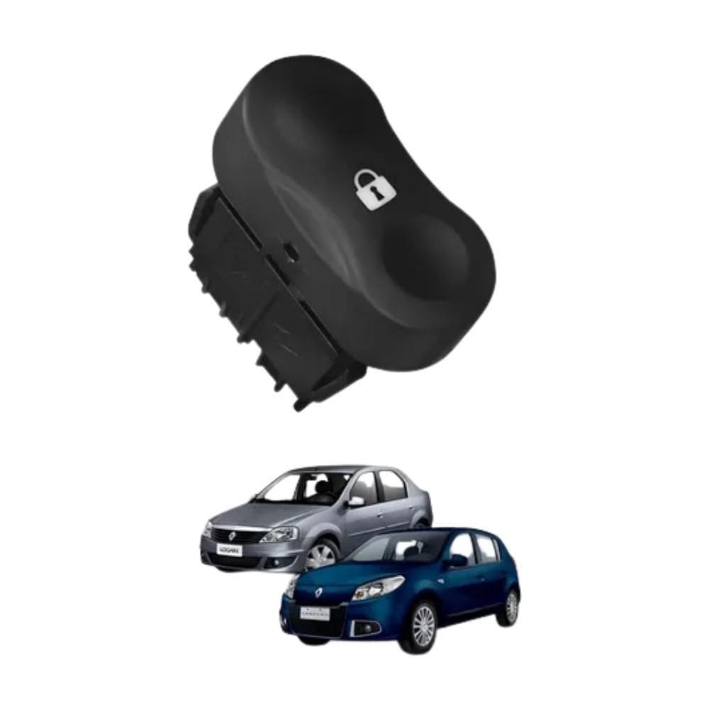 Botão Da Trava Portas Elétrica Renault Sandero 220200302