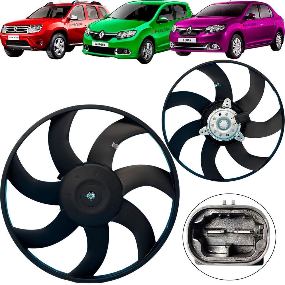 Eletroventilador Radiador Captur Duster Oroch Sandero Logan