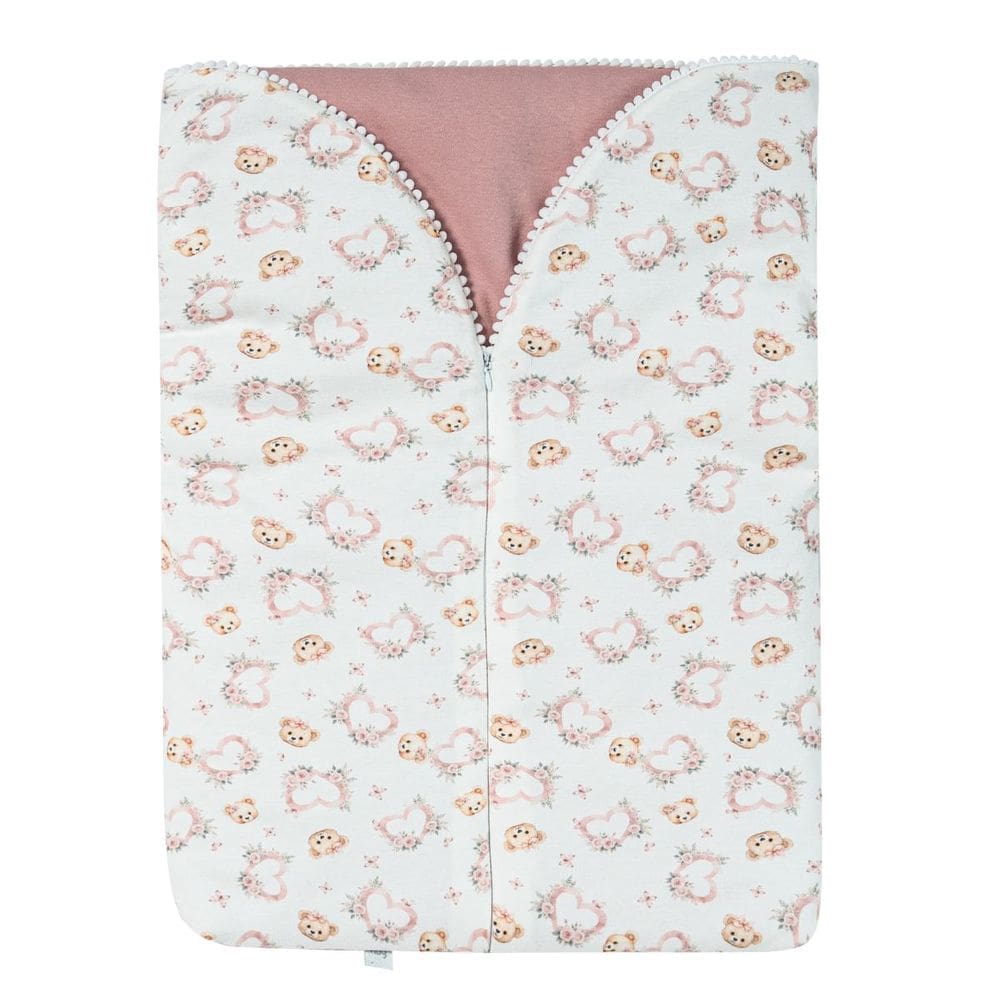 Porta Bebê /Saco de Dormir para Bebê Amor de Urso Rosa - Hug