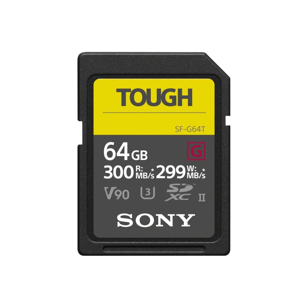 Cartão SDXC Sony TOUGH-G série 64GB V90 UHS-II