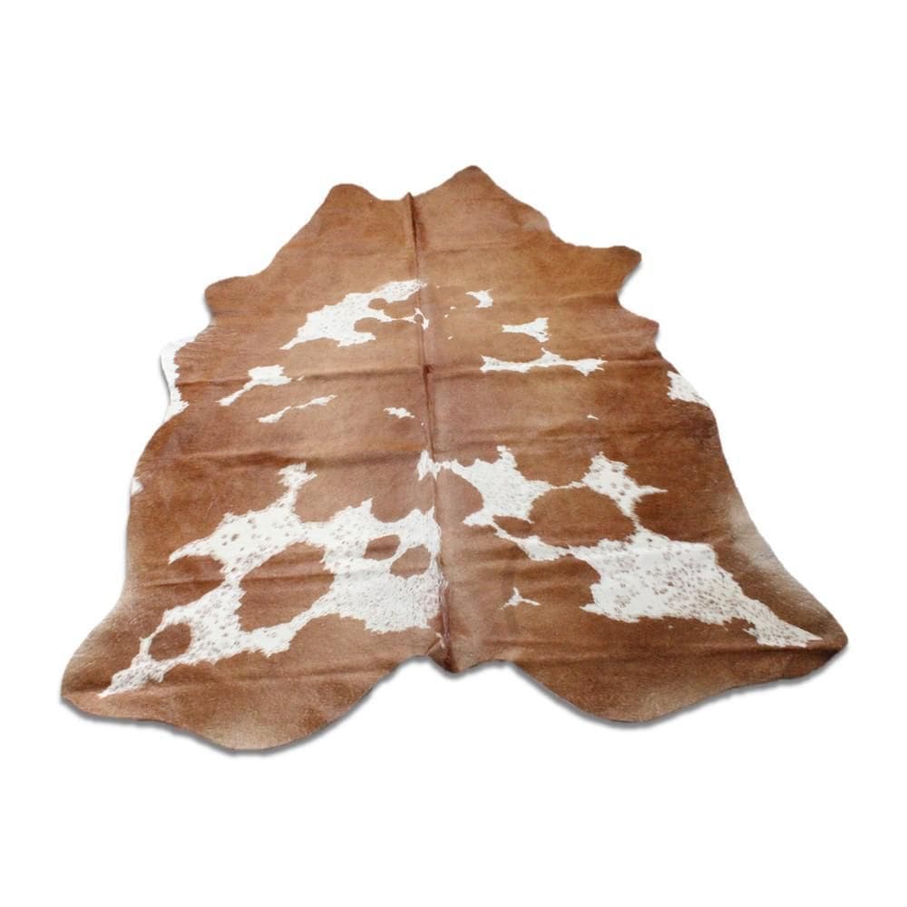 Tapete Couro Inteiro De Vaca Natural Médio Holandês Mb