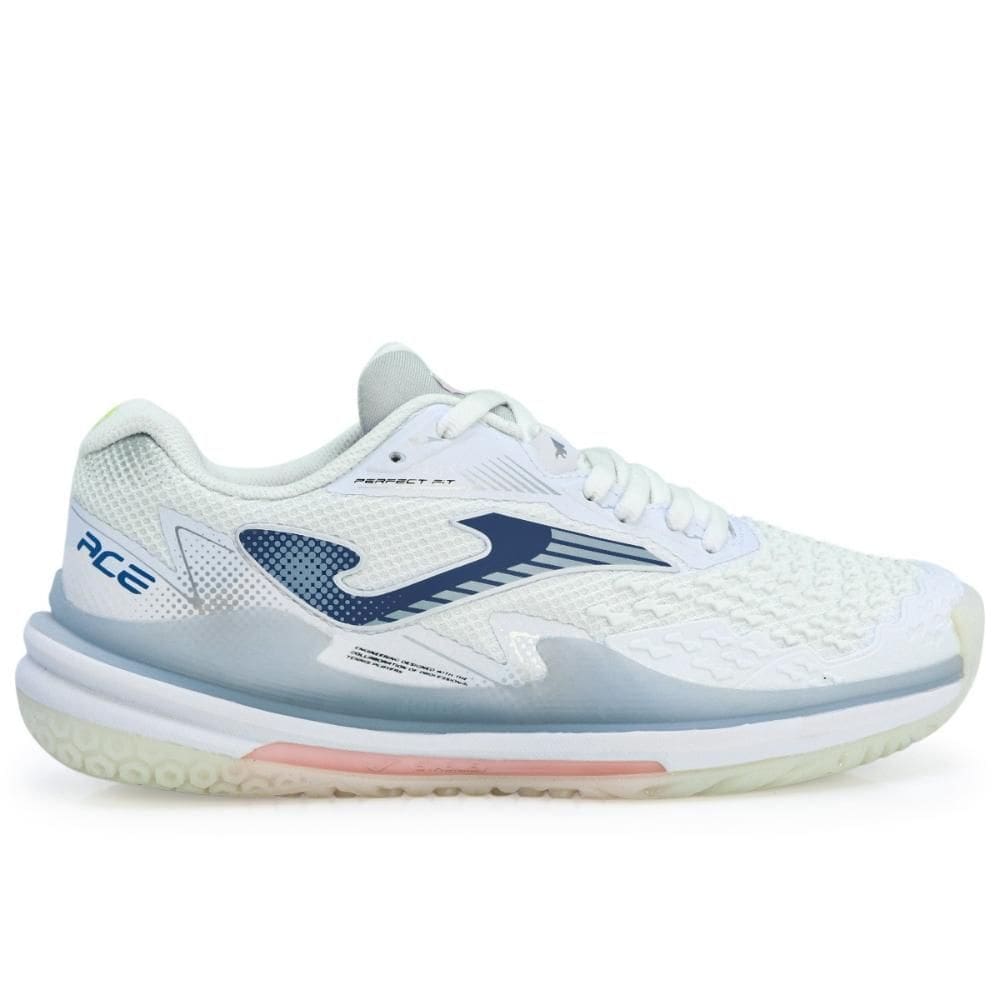 Tênis Joma Ace Lady All Court Branco e Azul