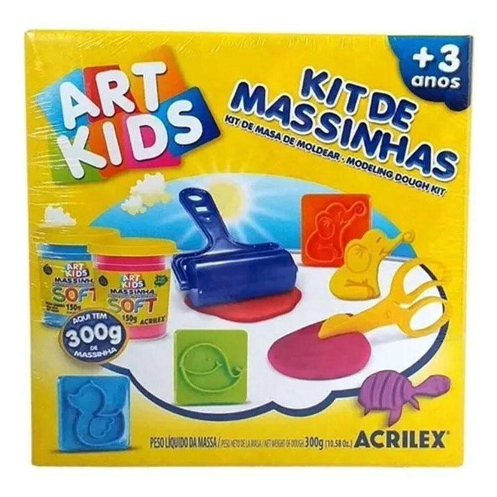 Kit Massinha De Modelar Art Kids Carimbos 40007 - Acrilex