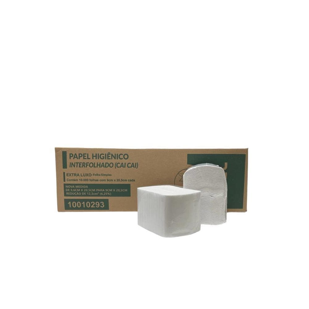 Papel Higiênico Interfolhado Cai-Cai Folha Simples Ipel