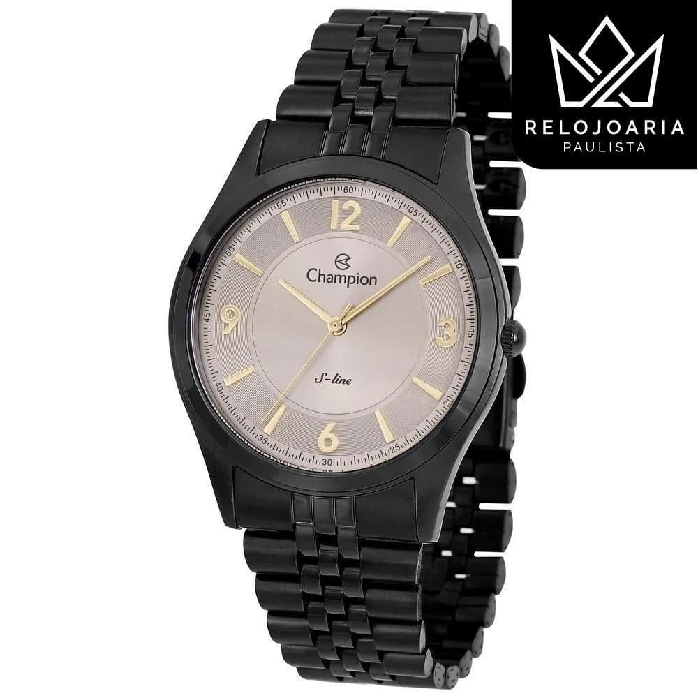 Relógio Champion Masculino Preto Slim Cn21121C