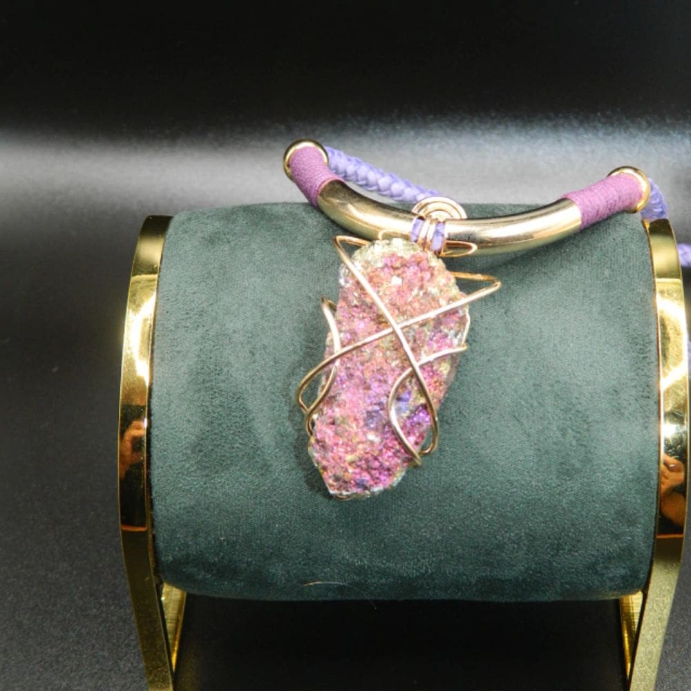 Colar Com Pedra Natural De Bornita | Katia Almeida