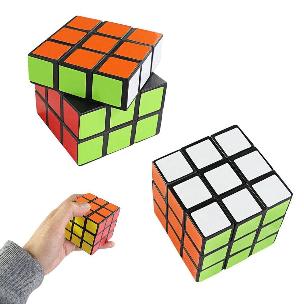 Kit 25 Cubo Mágico Interativo 3X3 Clássico Raciocínio Lógico