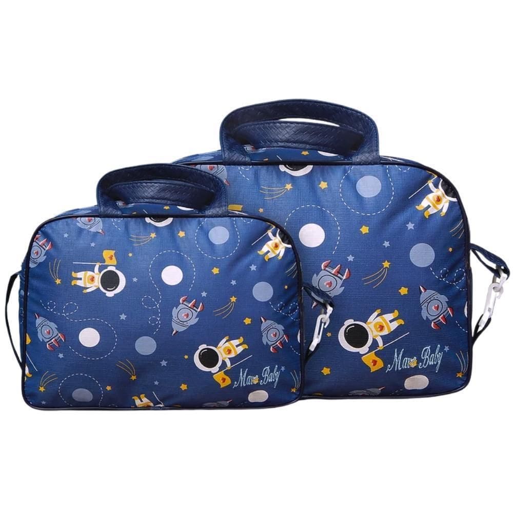 Kit Bolsas Maternidade Mave Baby Astronauta Azul Marinho