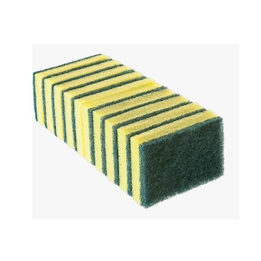 Kit Bucha Esponja Lavar Louça Dupla Face C/10