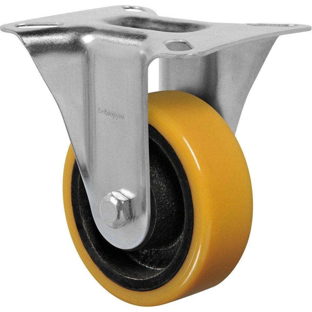 Rodízio Fixo De Poliuretano 3 Pol. 75Mm Suporta Até 170Kg