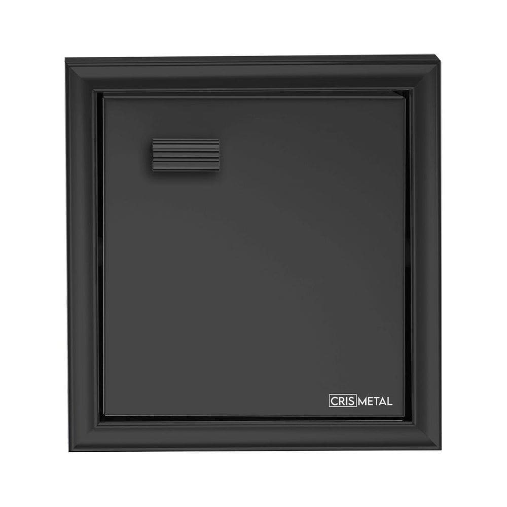 Papeleira Embutir Crismetal Black Porta Papel Higienico