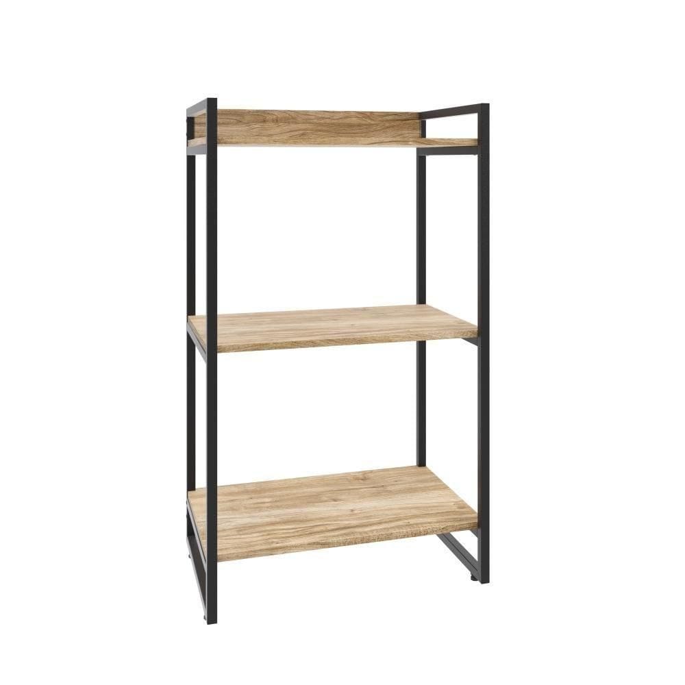 Estante Kuadra 60x40x104cm C/03 Prateleiras Carvalho /