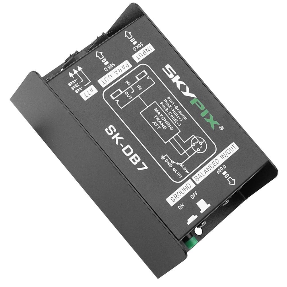 Direct Box Passivo 1 Canal Com Ground E Atenuador -20/-40Db