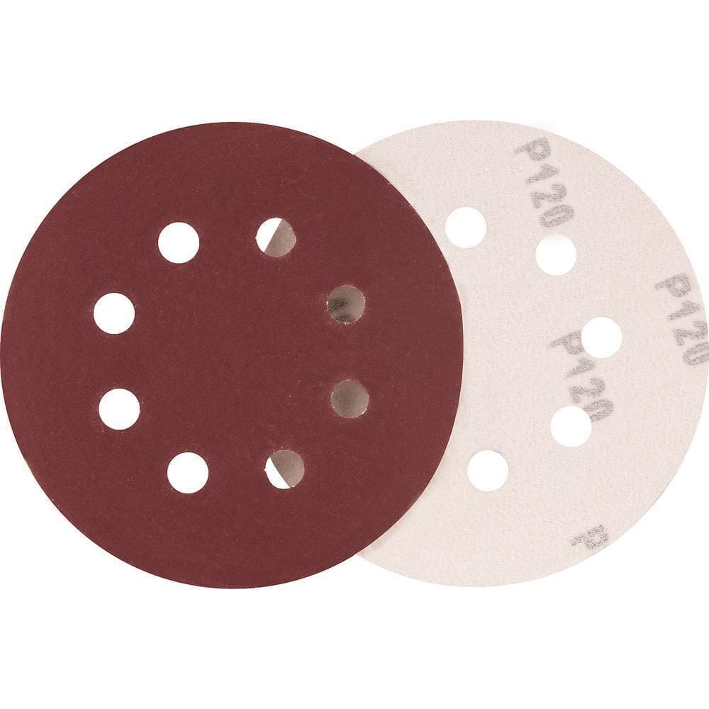 Disco De Lixa Costado Em Pluma 125Mm G120 10 Peças Vonder