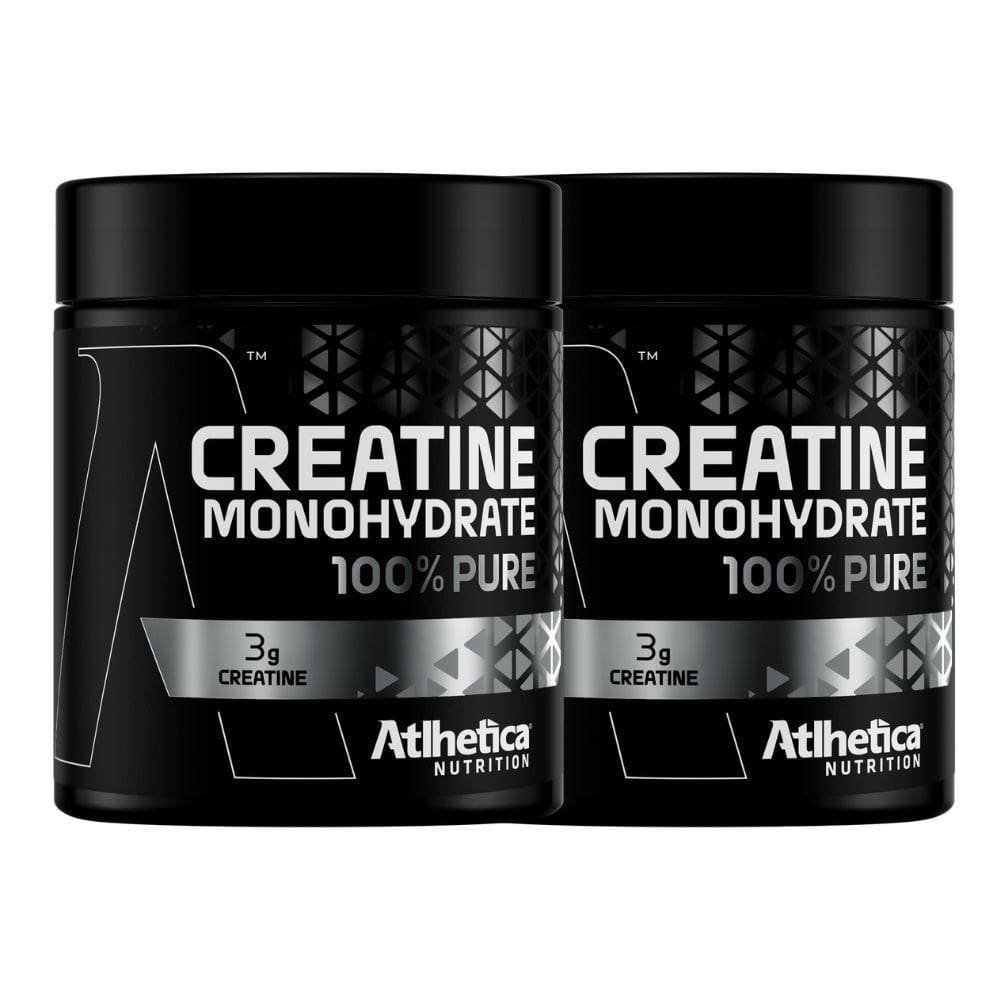 Kit 2X Creatina Pura Monohidrata 100% 300G - Atlhetica