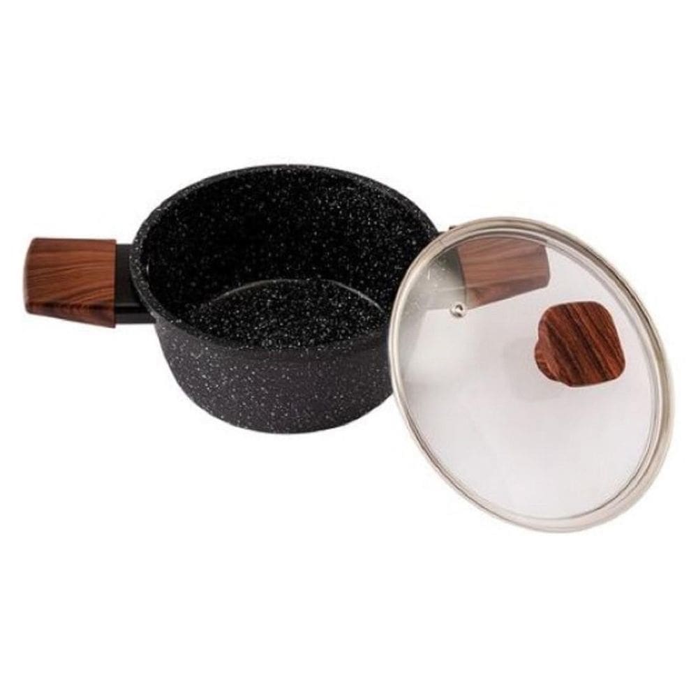Panela Caçarola 24Cm Aluminio Indução Antiaderente Ceramica