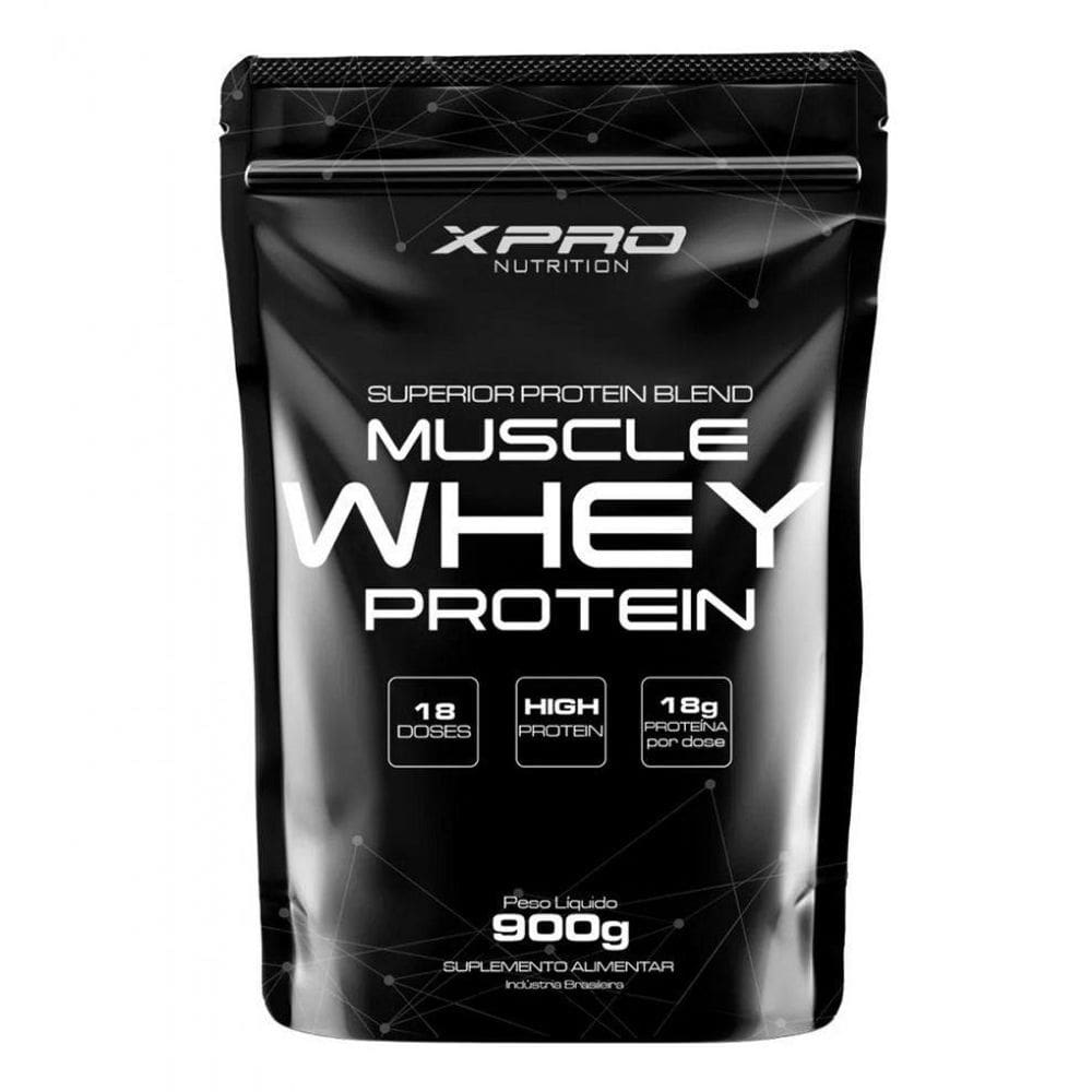 100% Whey Protein Concentrate Refil  900G  - Sabor: Coco