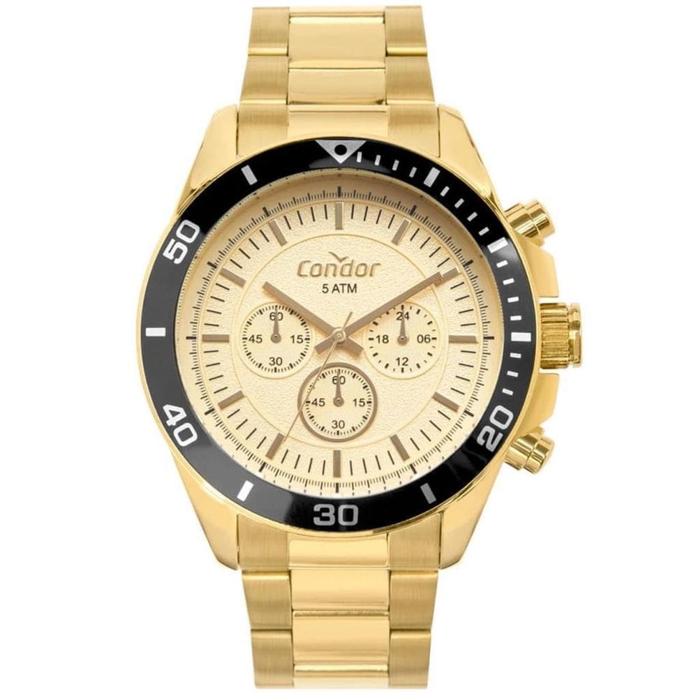 Relógio Masculino Condor Analógico Dourado Covd34Ab/4X