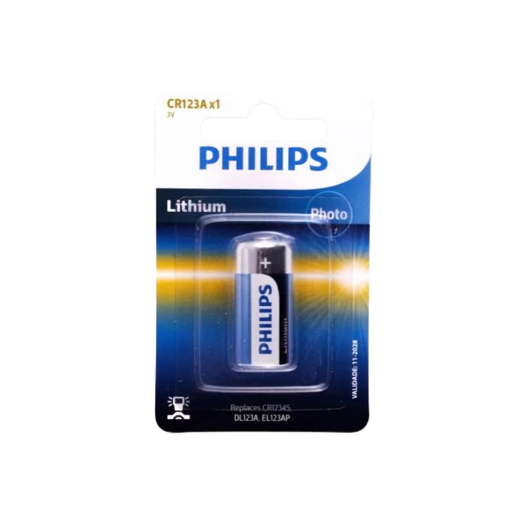 Pilha Cr123 Philips C/1 Unidade