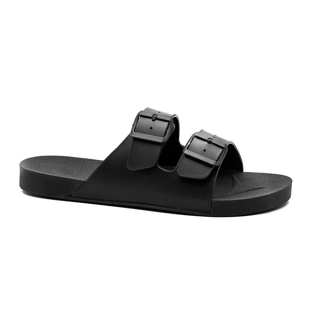 Sandália Papete Feminina Solado Flatform Fivela Conforto