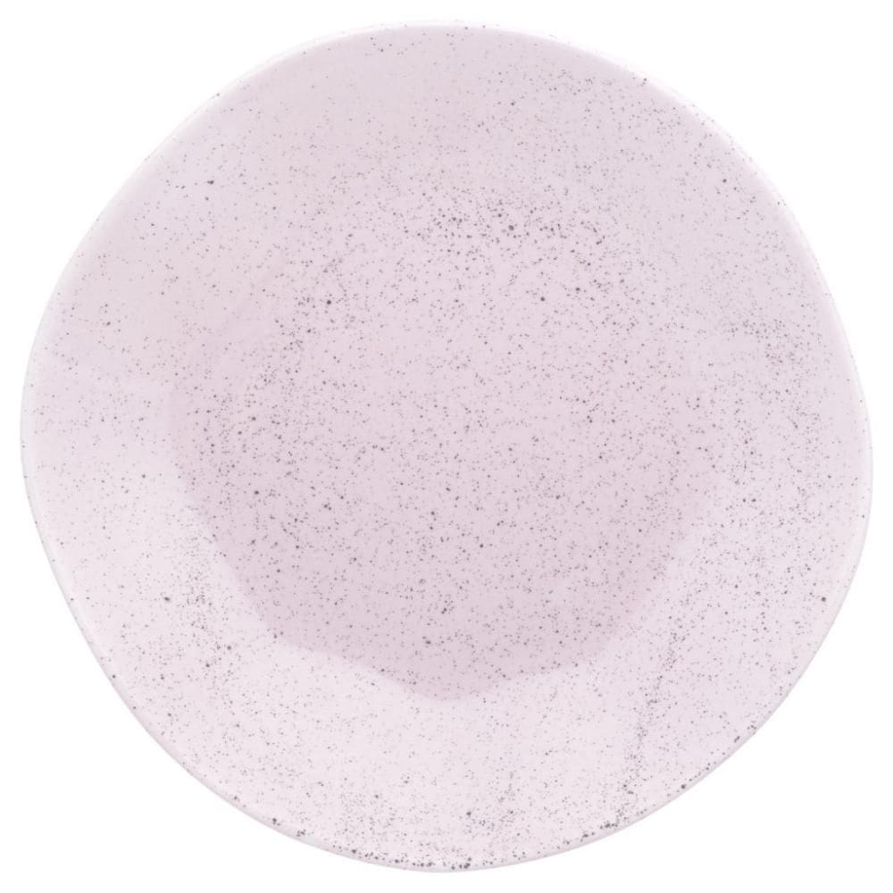 Prato Raso 27,5 cm Ryo Pink Sand Porcelana Oxford