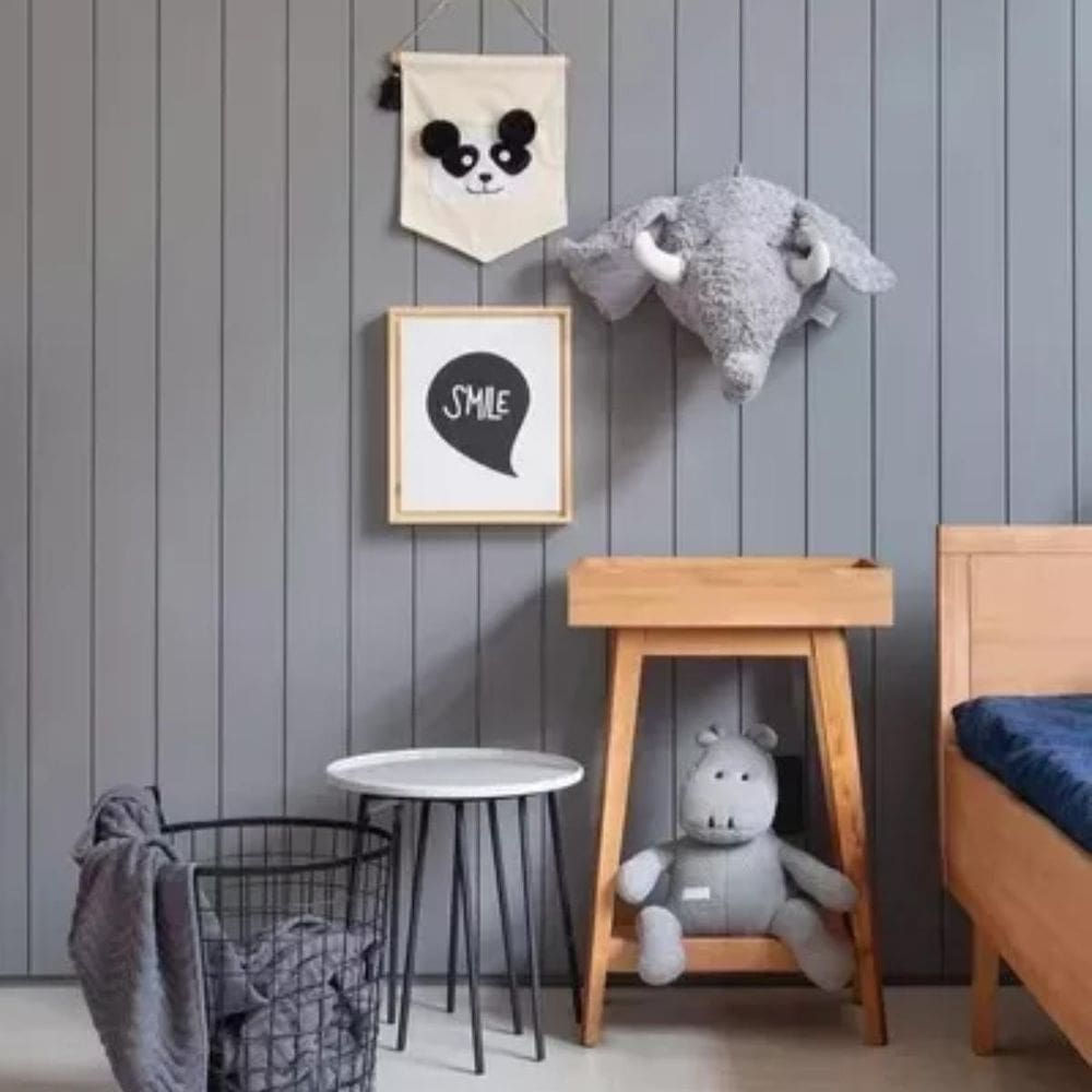 Kit 40 Barras Lambri Shiplap Decoração Parede Revestimento