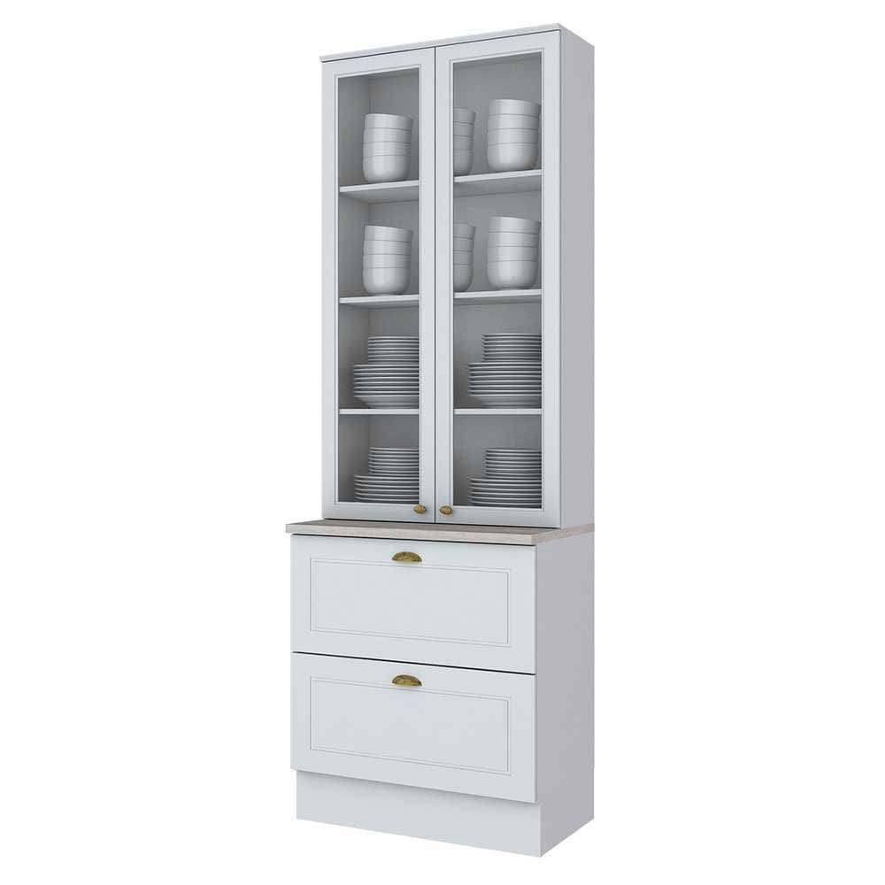 Cristaleira Henn Americana 2 Portas 2 Gavetas SD C357-05
