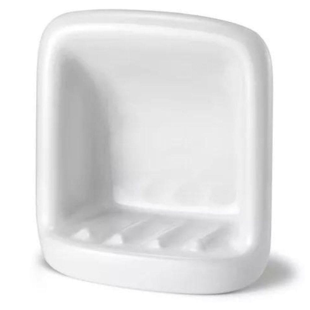 Saboneteira De Embutir Louça Branca Grande Ia3 Icasa