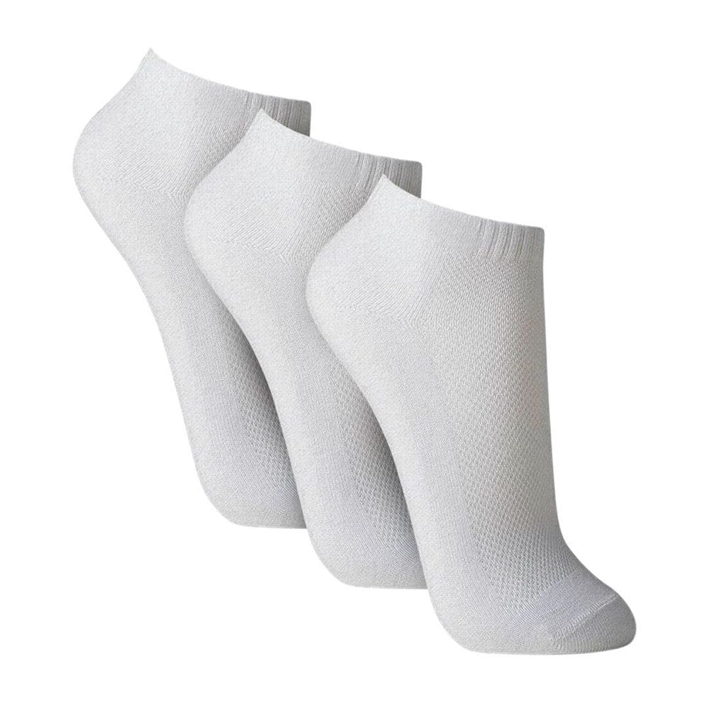 Kit 3 Pares Meia Branca Soquete Somellos Confortável