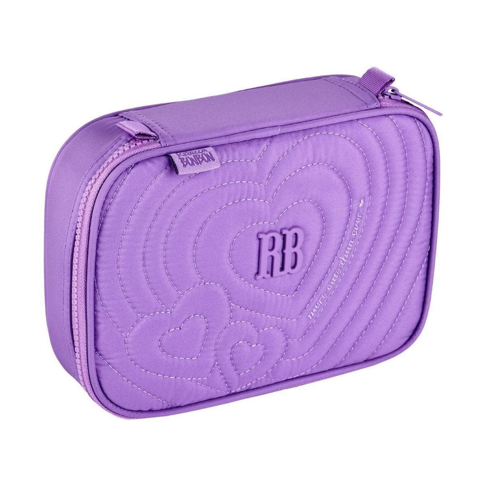 Estojo Box Rebecca Bonbon Escolar Juvenil Meninas - Roxo